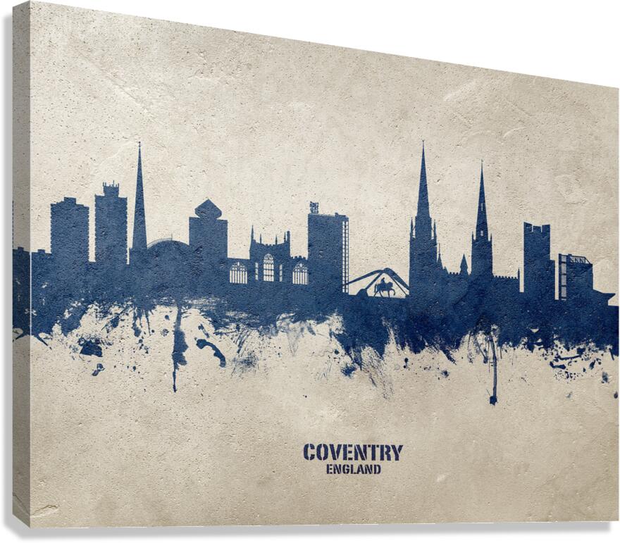 Coventry England Skyline Canvas Print