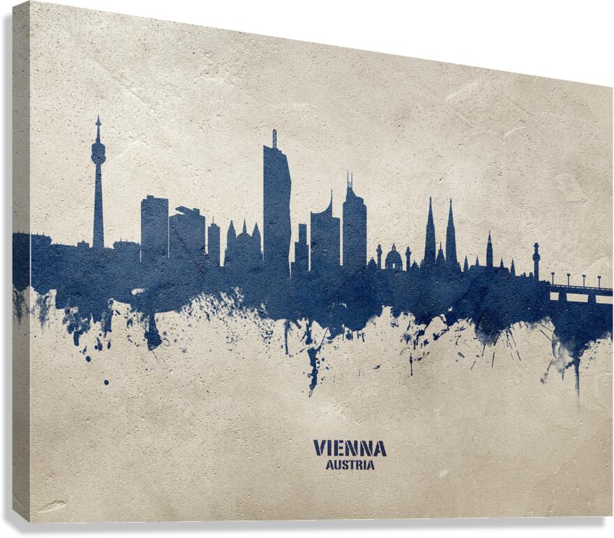 Vienna Austria Skyline Canvas Print
