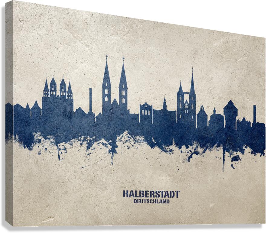 Halberstadt Germany Skyline Canvas Print