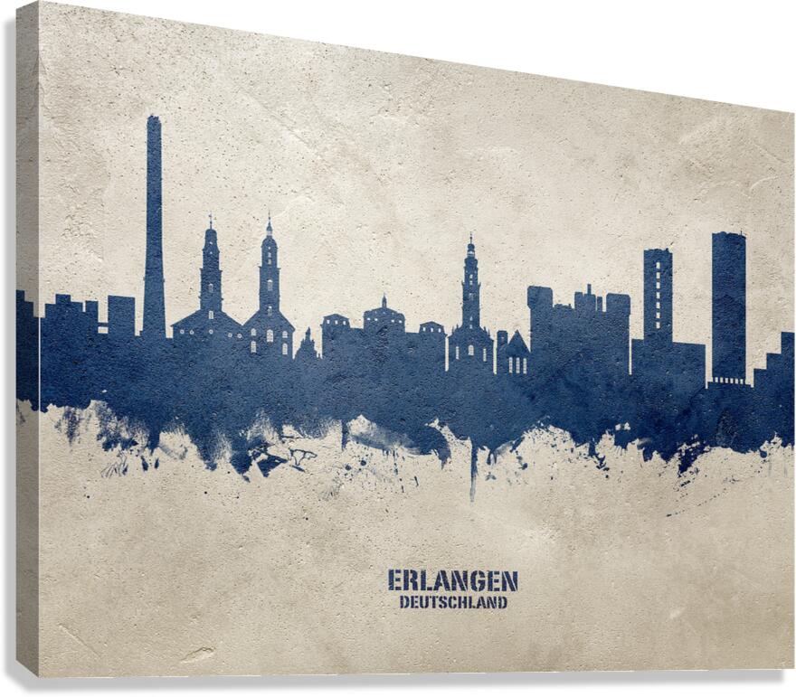 Erlangen Germany Skyline Canvas Print