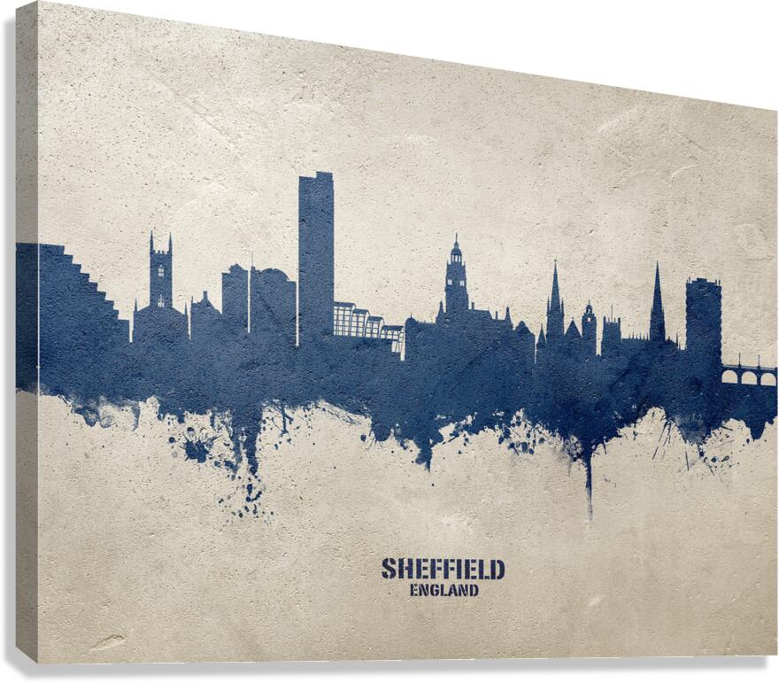 Sheffield England Skyline Canvas Print