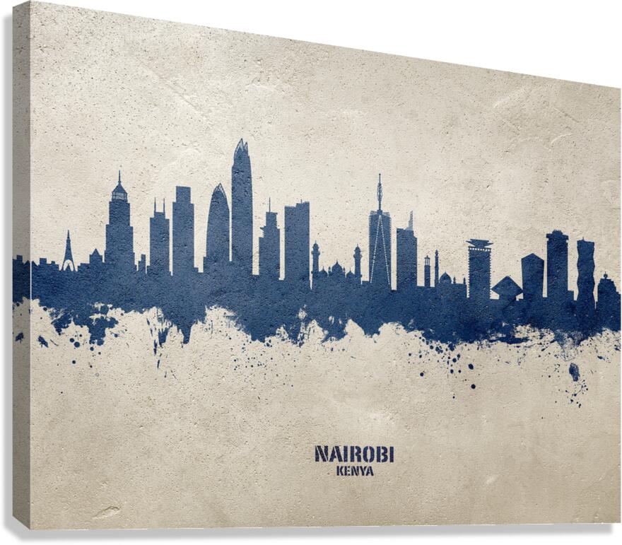 Nairobi Kenya Skyline Canvas Print