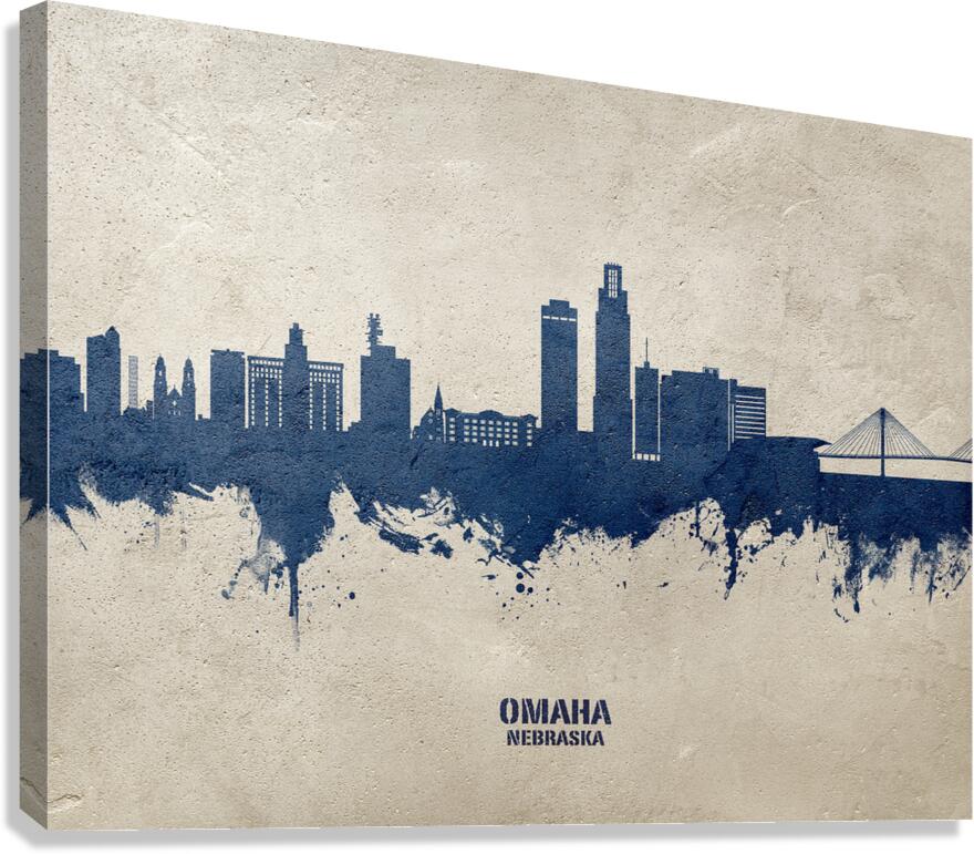 Omaha Nebraska Skyline Canvas Print
