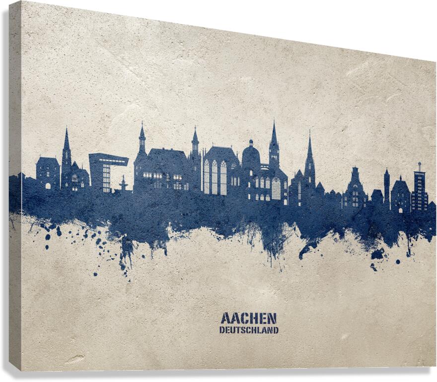 Aachen Germany Skyline Canvas Print
