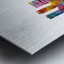 Umea Sweden Skyline Metal print