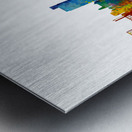 Winston-Salem North Carolina Skyline Metal print