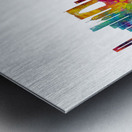 Suzhou China Skyline Metal print