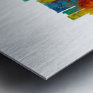 Cape Town South Africa Skyline Metal print