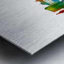 Geneva Switzerland Skyline Metal print