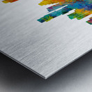 Austin Texas Skyline Metal print