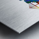 Long Beach California Skyline Metal print