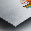 Nantes France Skyline Metal print