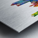 Algiers Algeria Skyline Metal print