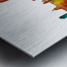 Edmonton Canada Skyline Metal print