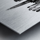 Seoul Skyline South Korea Metal print