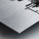 Newport Wales Skyline Metal print