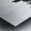 Winston-Salem North Carolina Skyline Metal print