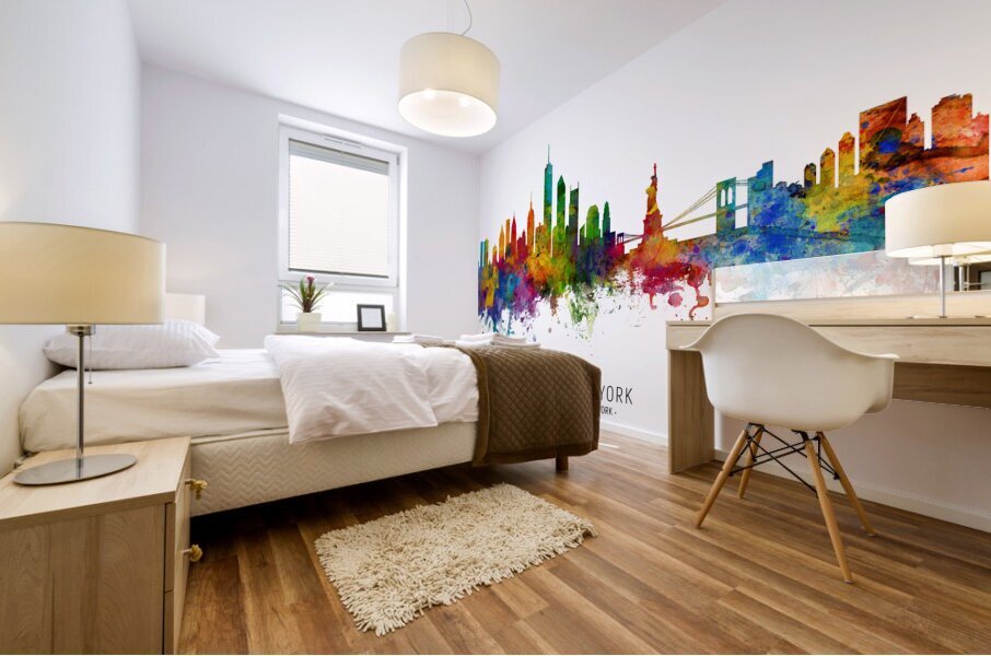 New York Skyline Mural print