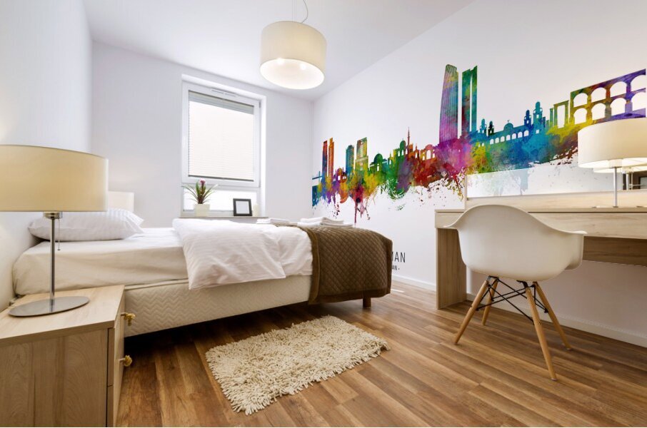 Amman Skyline Mural print