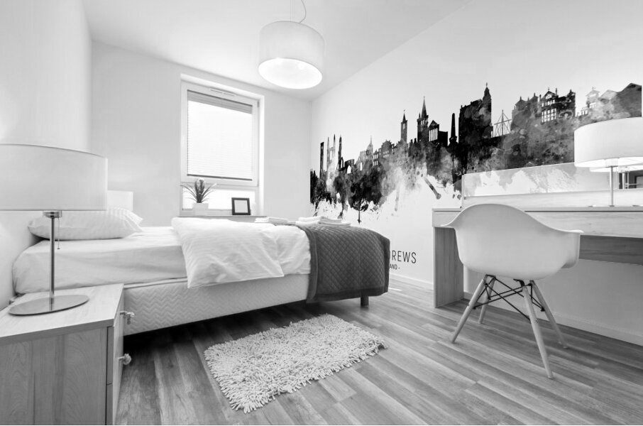 St Andrews Scotland Skyline Mural print