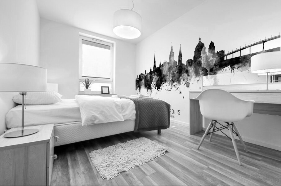 Annapolis Maryland Skyline Mural print