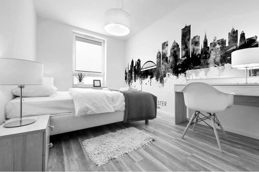 Rochester New York Skyline Mural print