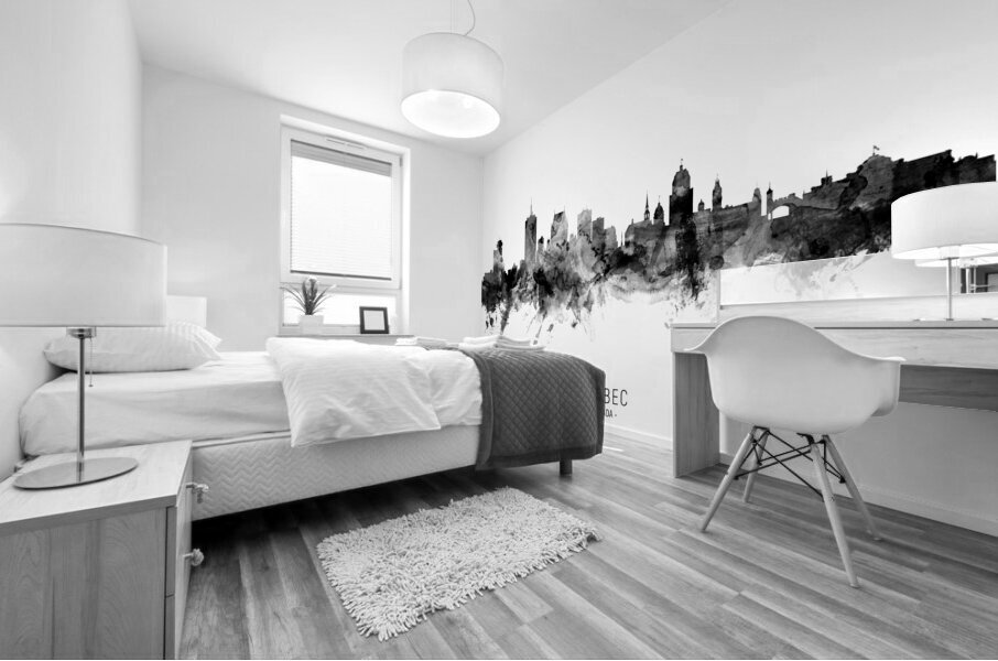 Quebec Canada Skyline Mural print