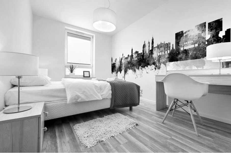 Nice France Skyline Mural print