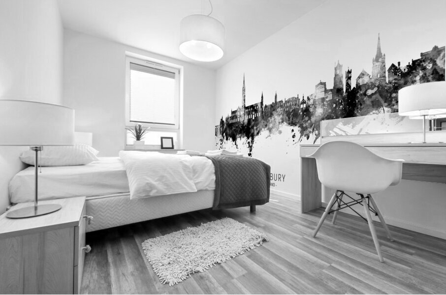 Salisbury England Skyline Mural print