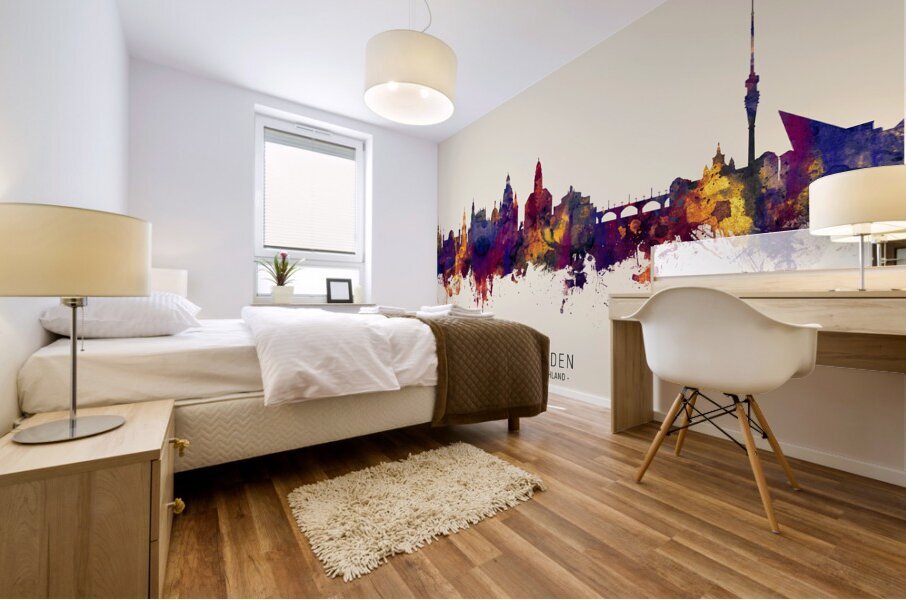 Dresden Germany Skyline Mural print