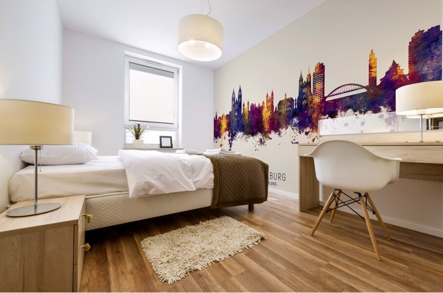 Magdeburg Germany Skyline Mural print
