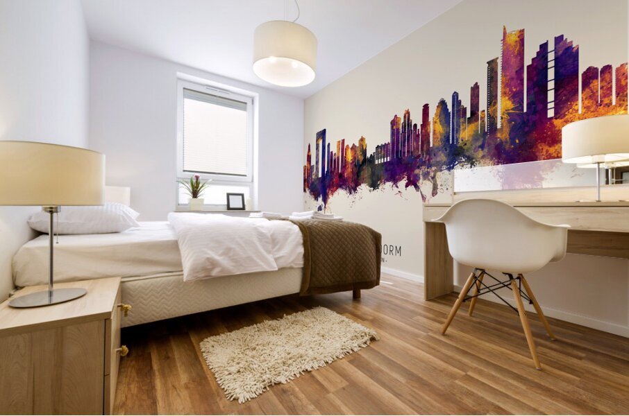 Benidorm Spain Skyline Mural print