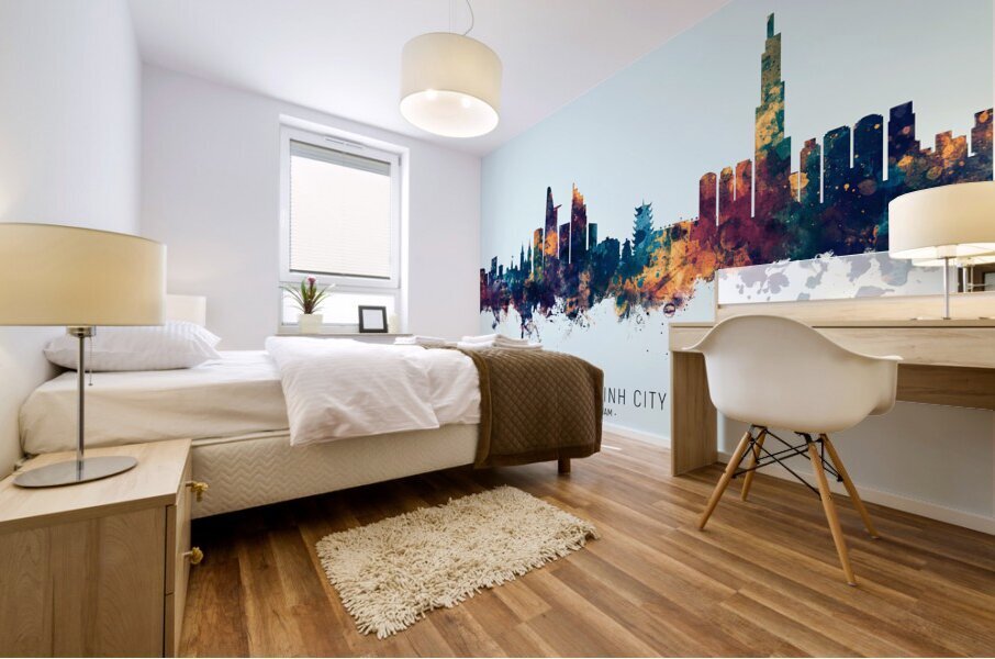 Ho Chi Minh City Vietnam Skyline Mural print