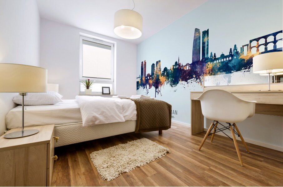 Amman Skyline Mural print