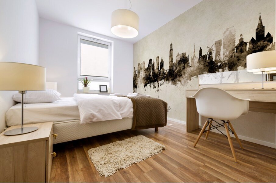 Utrecht The Netherlands Skyline Mural print