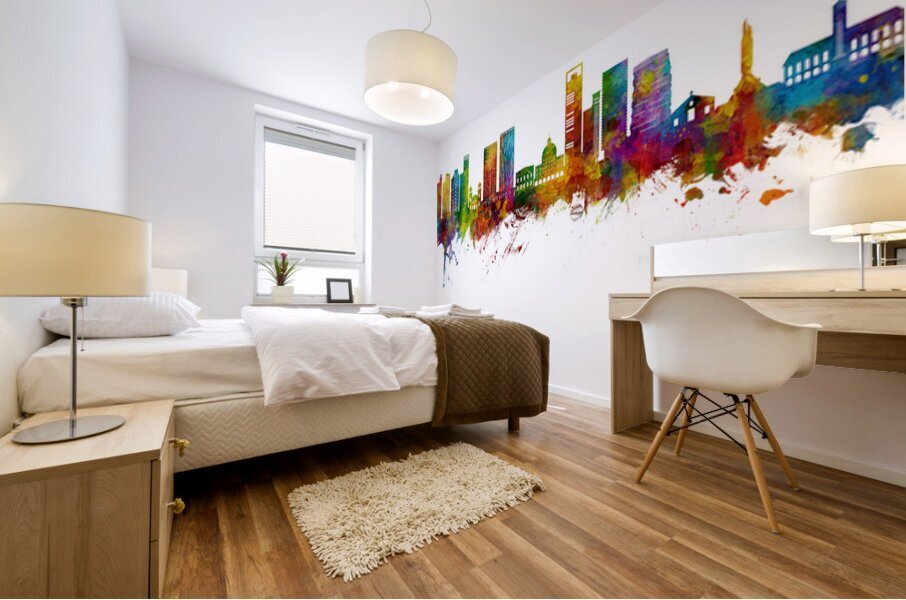 Luanda Angola Skyline Mural print