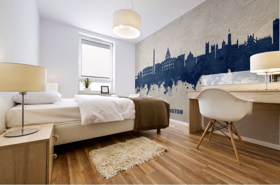 Washington DC Skyline Mural print