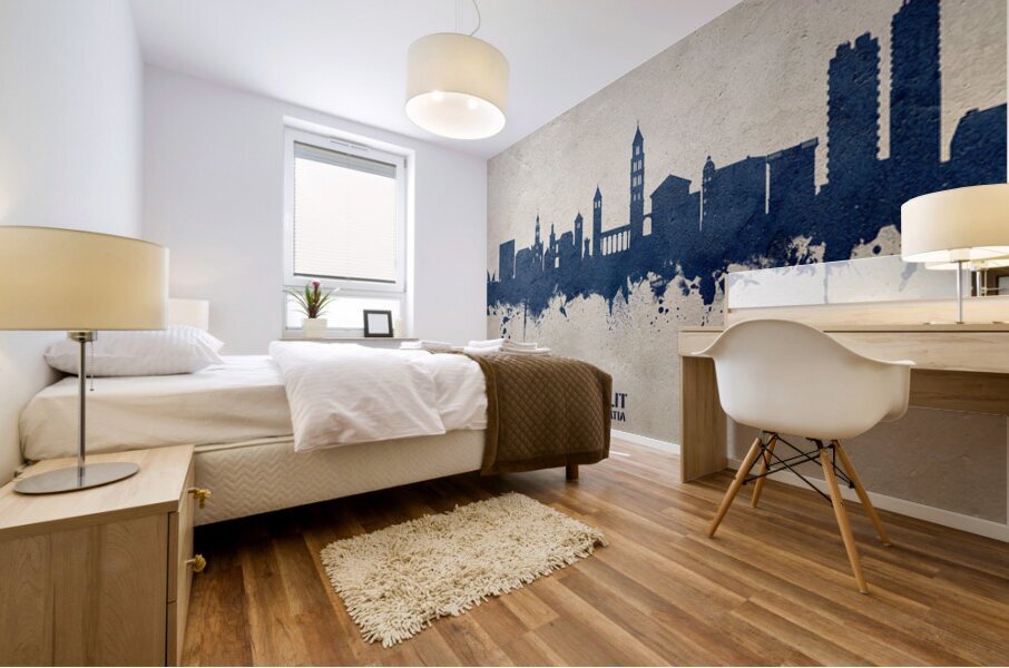 Split Croatia Skyline Mural print