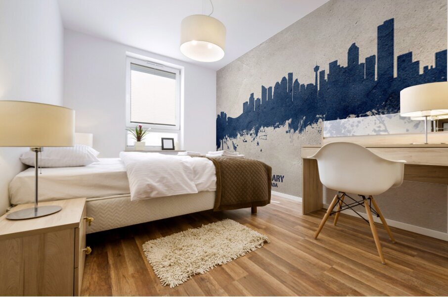 Calgary Canada Skyline Mural print