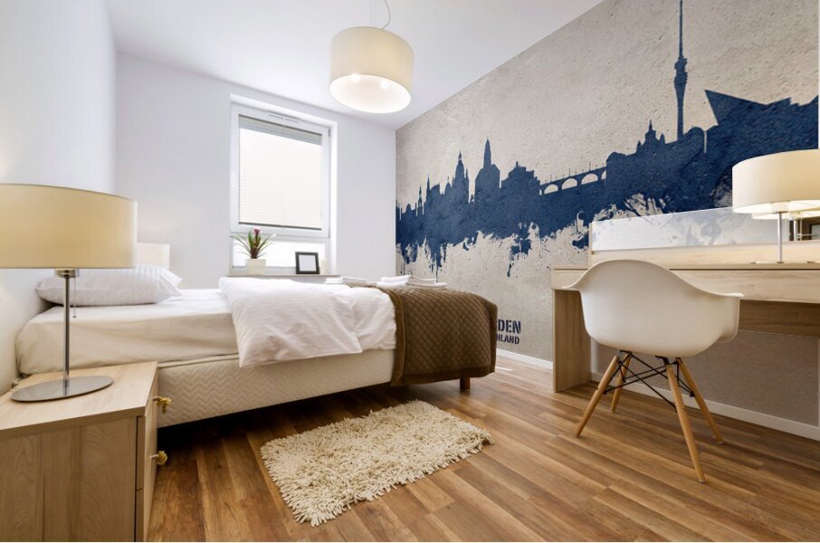 Dresden Germany Skyline Mural print