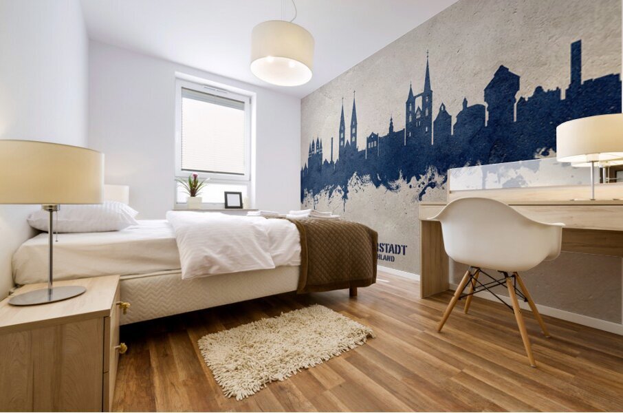 Halberstadt Germany Skyline Mural print