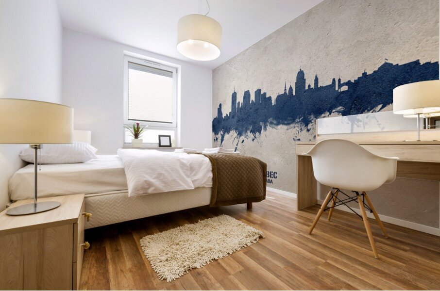 Quebec Canada Skyline Mural print