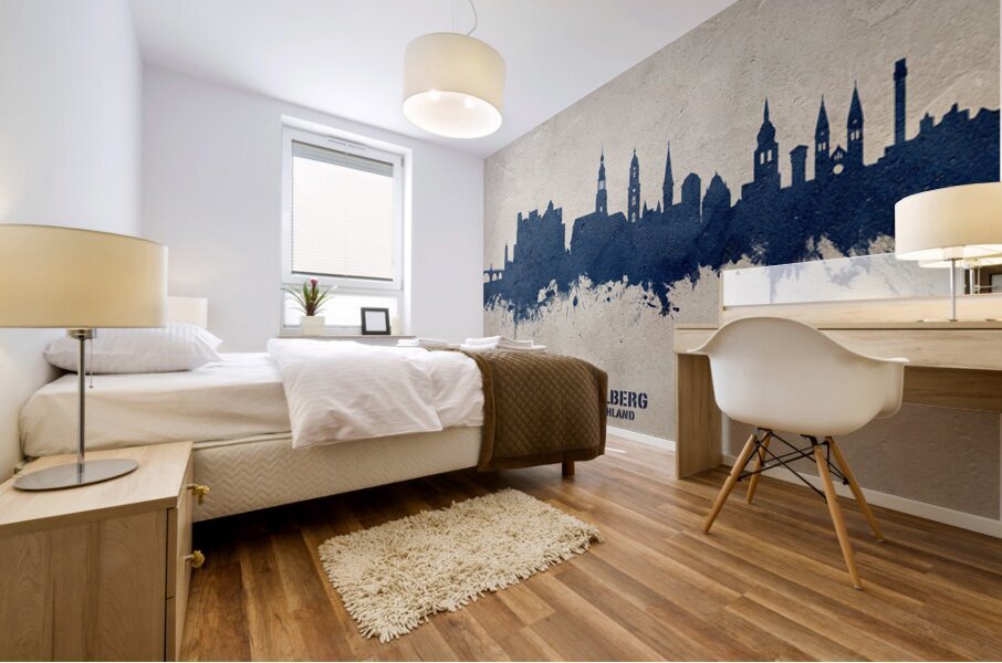 Heidelberg Germany Skyline Mural print