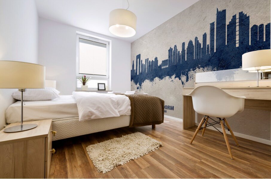 Benidorm Spain Skyline Mural print
