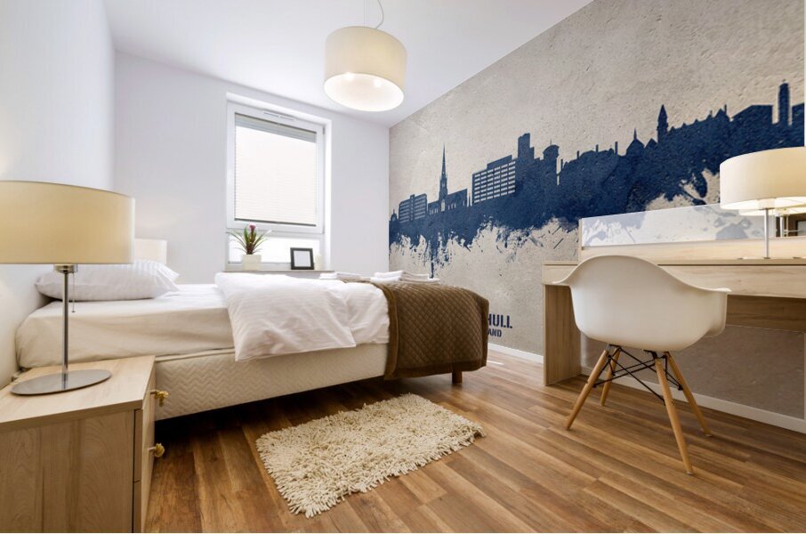 Solihull England Skyline Mural print