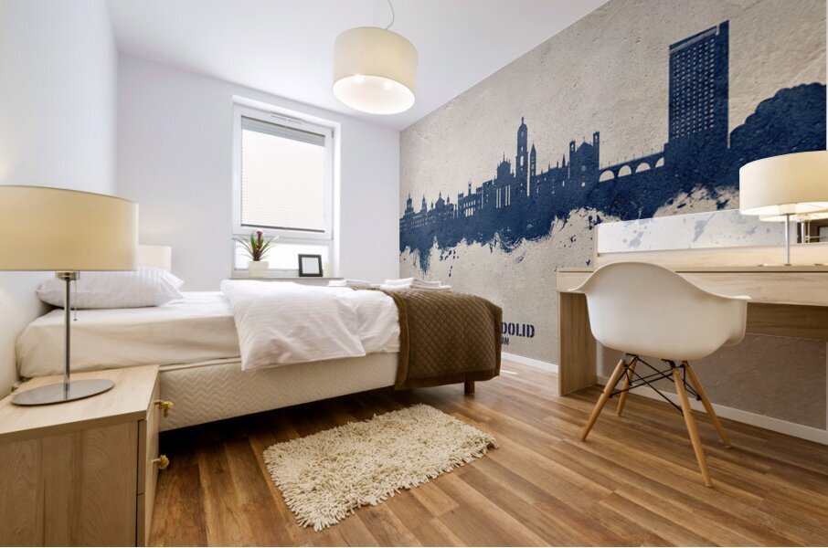 Valladolid Spain Skyline Mural print
