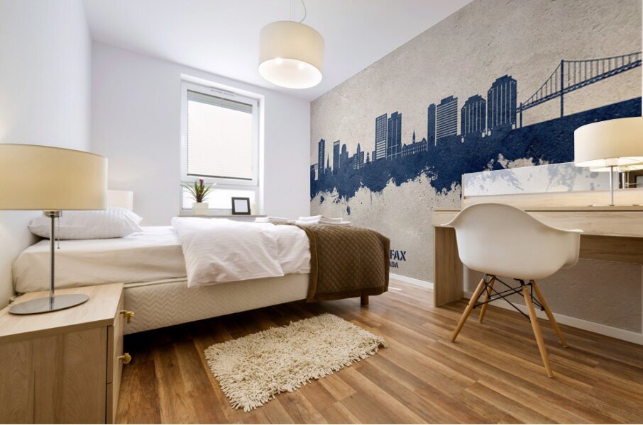 Halifax Canada Skyline Mural print