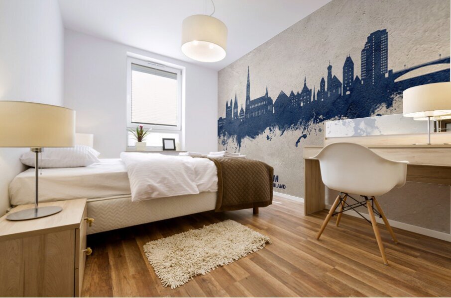 Ulm Germany Skyline Mural print