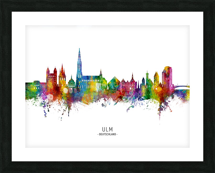Ulm Germany Skyline Picture Frame print