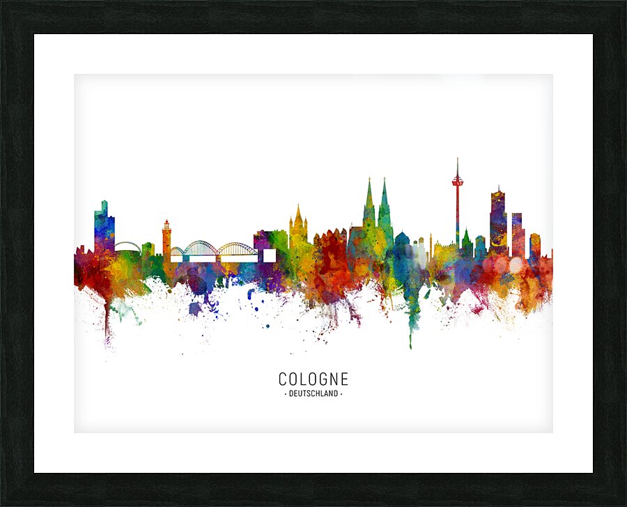 Cologne Germany Skyline Picture Frame print